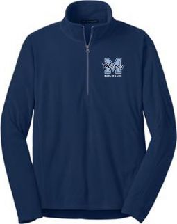 Port Authority Microfleece 1/2-Zip Pullover, Navy